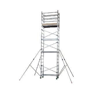 Échafaudage roulant aluminium Supremalu 6m90-Lire la description