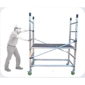 Échafaudage roulant aluminium Supremalu-Lire la description