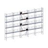 Echafaudage façadier 160 m² garde-corps planchers