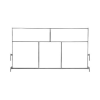 Garde-corps de montage 1.50m aluminium