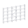 Échafaudage façadier 160 m² lisses