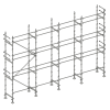 Échafaudage façadier 104 m² lisses AL104