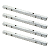 Ensemble 4 manchons de liaison poutre aluminium