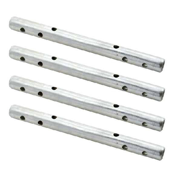 Ensemble 4 manchons de liaison poutre aluminium-Lire la description