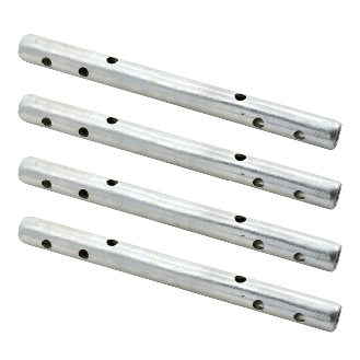 Ensemble 4 manchons de liaison poutre aluminium-Lire la description