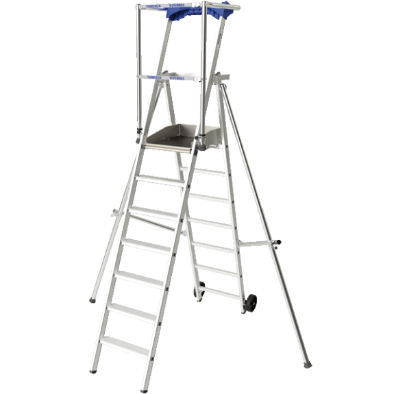 Plateforme de travail en aluminium 7 marches-Lire la description