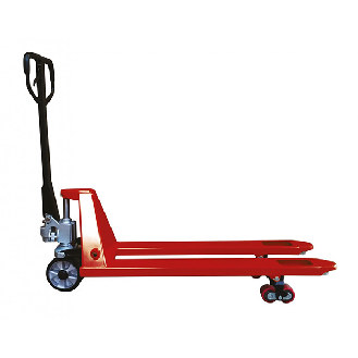 Transpalette manuel premium 2500kg Rouge-Lire la description