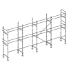 Échafaudage façadier 78 m² lisses AL78