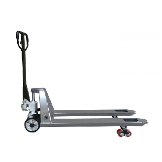Transpalette manuel premium 2500kg Gris-Lire la description