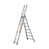 Échelle transformable en aluminium 3 x 8 marches