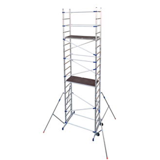 Échafaudage domestique en aluminium 6,46 m-Lire la description