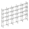 Echafaudage façadier 160 m² gardes corps AG160