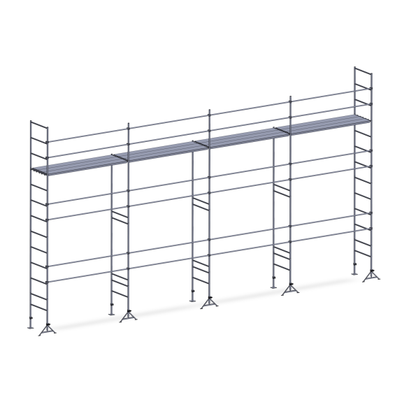 Échafaudage ES49 maçon 91 m² Lisses 1 niveau de plancher Échafaudage ES49 maçon 91 m² Lisses 1 niveau de plancher-Lire la description