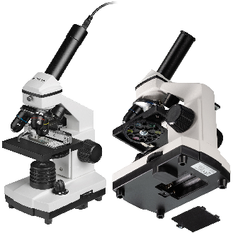 BRESSER Biolux NV 20x-1280x Microscopio con Cámara USB HD-Leer más