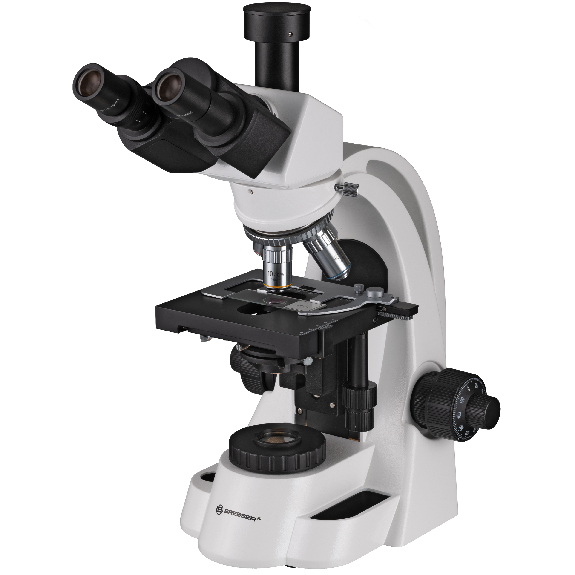 BRESSER Bioscience 40-1000x Trinocular Microscopio-Leer más