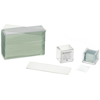 BRESSER Lames porte-objets/Lamelles couvre-objets 50/100 piéces-Lire la description