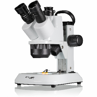 BRESSER Analyth STR Trino 10x - 40x Microscope trinoculaire stéréo avec lumière incidente et transmise-Lire la description