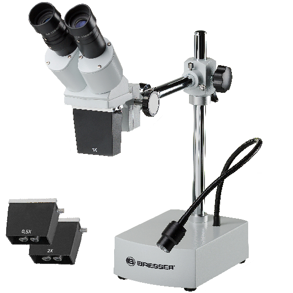 Lupa Binocular de luz reflejada LED BRESSER Biorit ICD-CS 5x-20x (30.5)-Leer más
