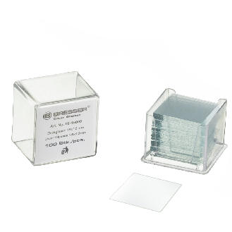 BRESSER Cubreobjetos 22x22 mm 100 pzs-Leer más