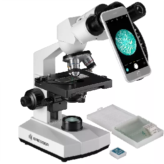 BRESSER Erudit Basic Microscope Bino 40x-400x (23)-Lire la description