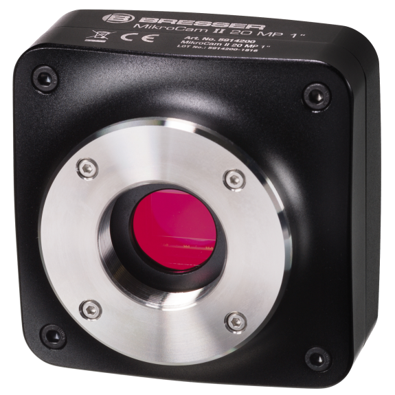 Cámara de microscopio BRESSER MikroCam II 20 MP - sensor de  1''-Leer más