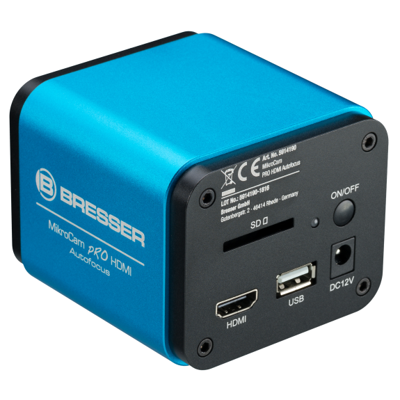 Cámara para Microscopio BRESSER MikroCam PRO HDMI con Autoenfoque-Leer más