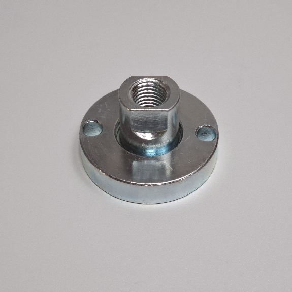 Accouplement pour tige de vérin M10x1,25, flottant, en acier zingué Accouplement pour tige de vérin M10x1,25, flottant, en acier zingué-Lire la description