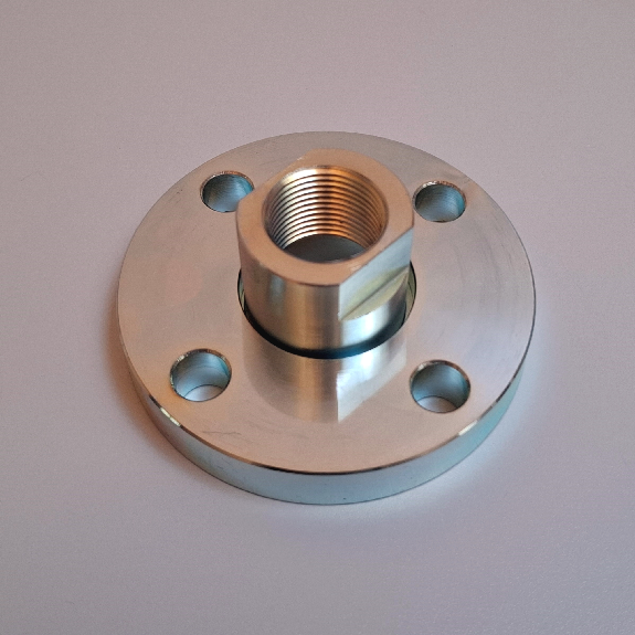 Kupplung für Zylinderstange M27x2, schwimmend, aus verzinktem Stahl-Beschreibung lesen