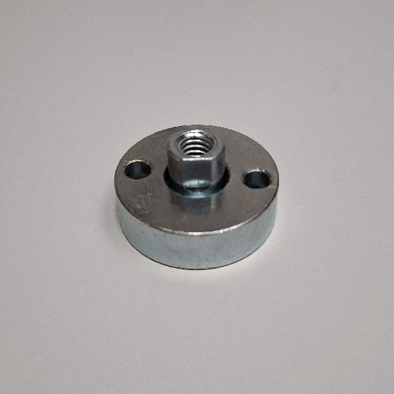 Accouplement pour tige de vérin M6, flottant, en acier zingué Accouplement pour tige de vérin M6, flottant, en acier zingué-Lire la description