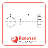 Vite in plastica a testa esagonale M5X16mm - Colore Nero - Prezzo per multipli di 100 pz.