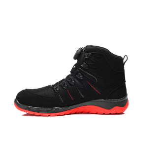 ELTEN Sicherheitsstiefel MADDOX BOA black-red Mid ESD S3, Gr. 46-Beschreibung lesen