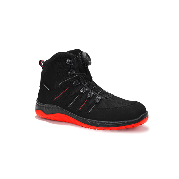 ELTEN Sicherheitsstiefel MADDOX BOA black-red Mid ESD S3, Gr. 46 ELTEN Sicherheitsstiefel MADDOX BOA black-red Mid ESD S3, Gr. 46-Beschreibung lesen