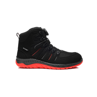 ELTEN Sicherheitsstiefel MADDOX BOA black-red Mid ESD S3, Gr. 46-Beschreibung lesen