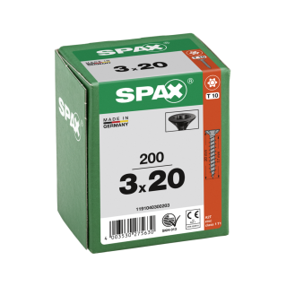 SeKo T-STAR+ 3,0 x 20 Schwarz verzinkt HP-Beschreibung lesen