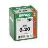 SeKo T-STAR+ 3,0 x 20 Schwarz verzinkt HP