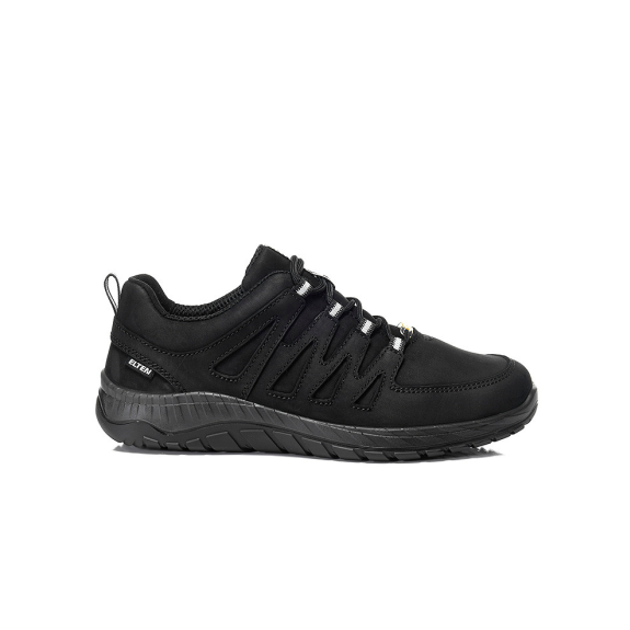 ELTEN Berufshalbschuh MADDOX black leather Low ESD O2, Gr. 40-Beschreibung lesen