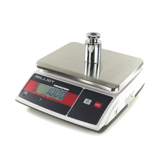Balance de contrôle du poids homologuée portée 6/15 kg et précision 2/5 g - MILLIOT-Lire la description