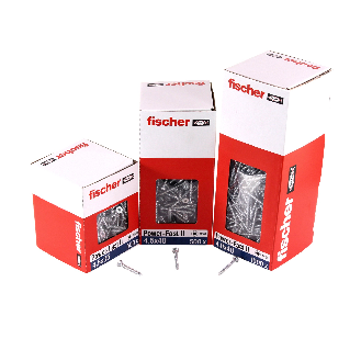 Fischer Power-Fast II FPF II Spanplattenschraube 4,0x25 mm 200 Stück ( 670152 ) Senkkopf mit Torx Vollgewinde galvanisch verzinkt, blau passiviert-Beschreibung lesen