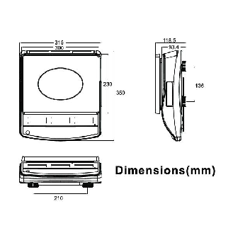 balance compteuse précision 0,1 g, portée 3 kg - MILLIOT-Lire la description