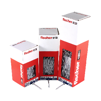 Fischer Power-Fast II FPF II Spanplattenschraube 4,5x45 mm 200 Stück ( 670270 ) Senkkopf mit Torx Teilgewinde galvanisch verzinkt, blau passiviert-Beschreibung lesen