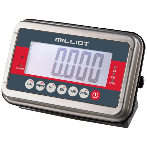 Balance tout inox etanche 2 g IP65 portée 30 kg - MILLIOT-Lire la description