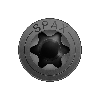 SPAX SeKo T-STAR+ 3,5 x 16 Schwarz verzinkt HP