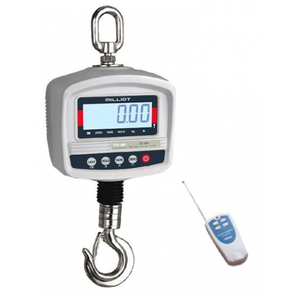 Dynamomètre Crochet peseur, portée 600 kg, précision 100g Dynamomètre Crochet peseur, portée 600 kg, précision 100g-Lire la description