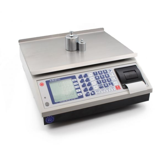 Balance poids prix avec ticket portée 3/6 kg / précision 1/2 g-Lire la description