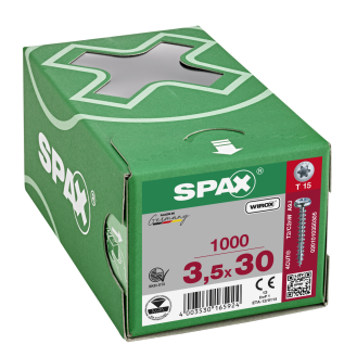SPAX Pan-Head 3,5x 30 T-STAR+ Wirox HP-Beschreibung lesen