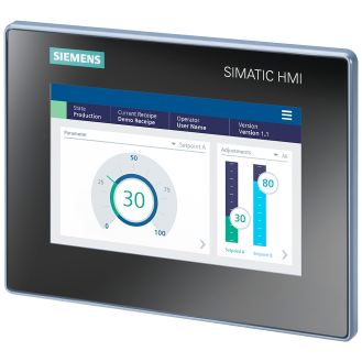 SIMATIC HMI MTP700, Unified Basic Panel, Touchbedienung, 7" Widescreen-TFT-Display, 16 MIO Farben, PROFINET Schnittstelle-Beschreibung lesen