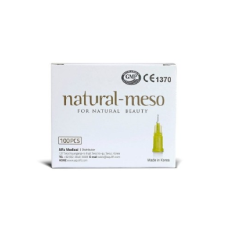 AGUJA MESOTERAPIA 31G X 13MM NATURAL-MESO (CAJA 100 UDS)-Leer más