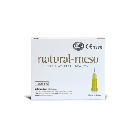 AGUJA MESOTERAPIA 31G X 13MM NATURAL-MESO (CAJA 100 UDS) AGUJA MESOTERAPIA 31G X 13MM NATURAL-MESO (CAJA 100 UDS)-Lire la description