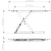 OreikO HYCD412 Elevador de tijera móvil 4000kg / 120cm - 220V - CE