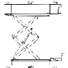 Elevador de tijera doble HYCLCB4000 4000kg - 220V